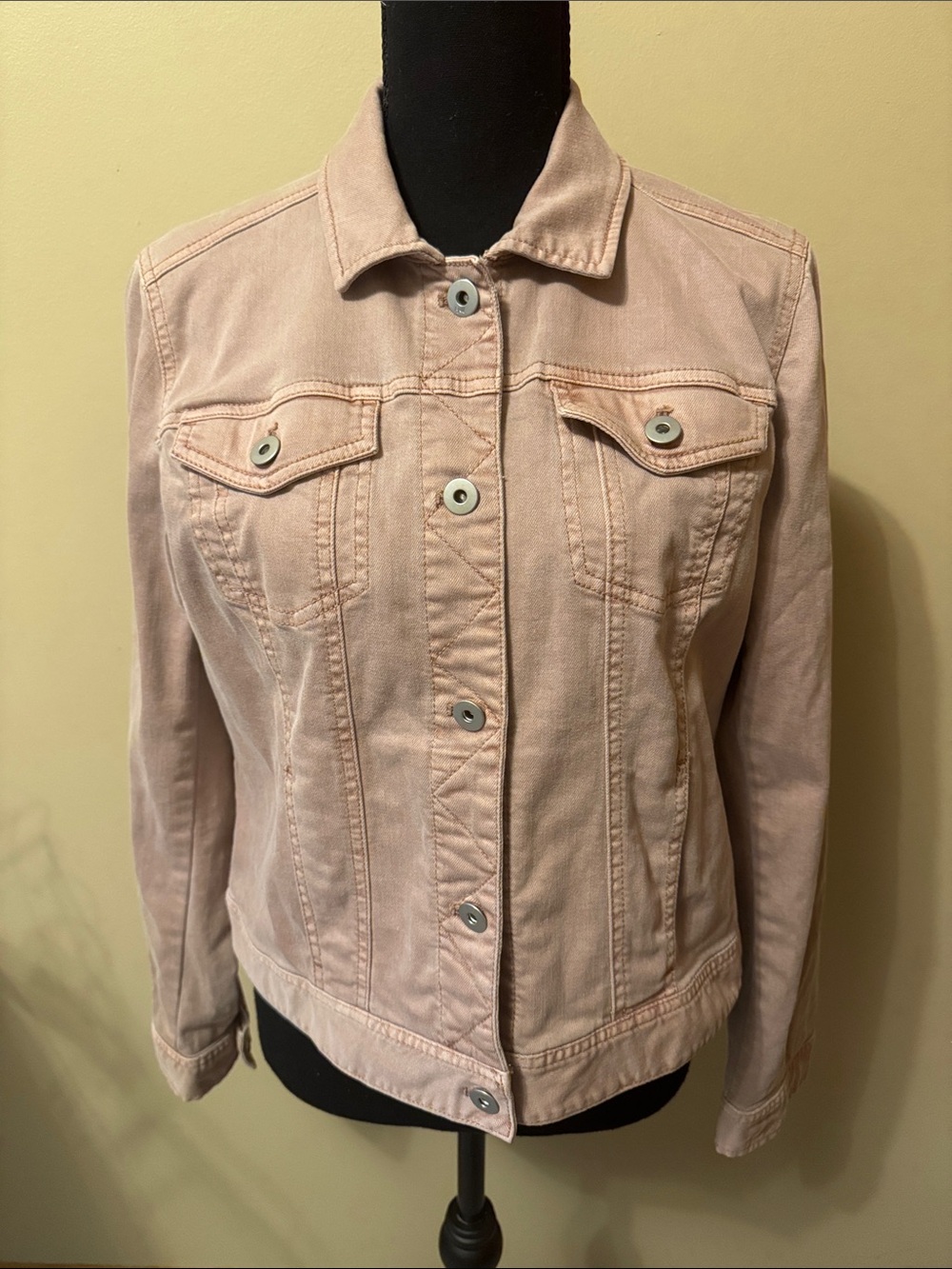 J. Jill Blush Pink Denim Jacket for Women